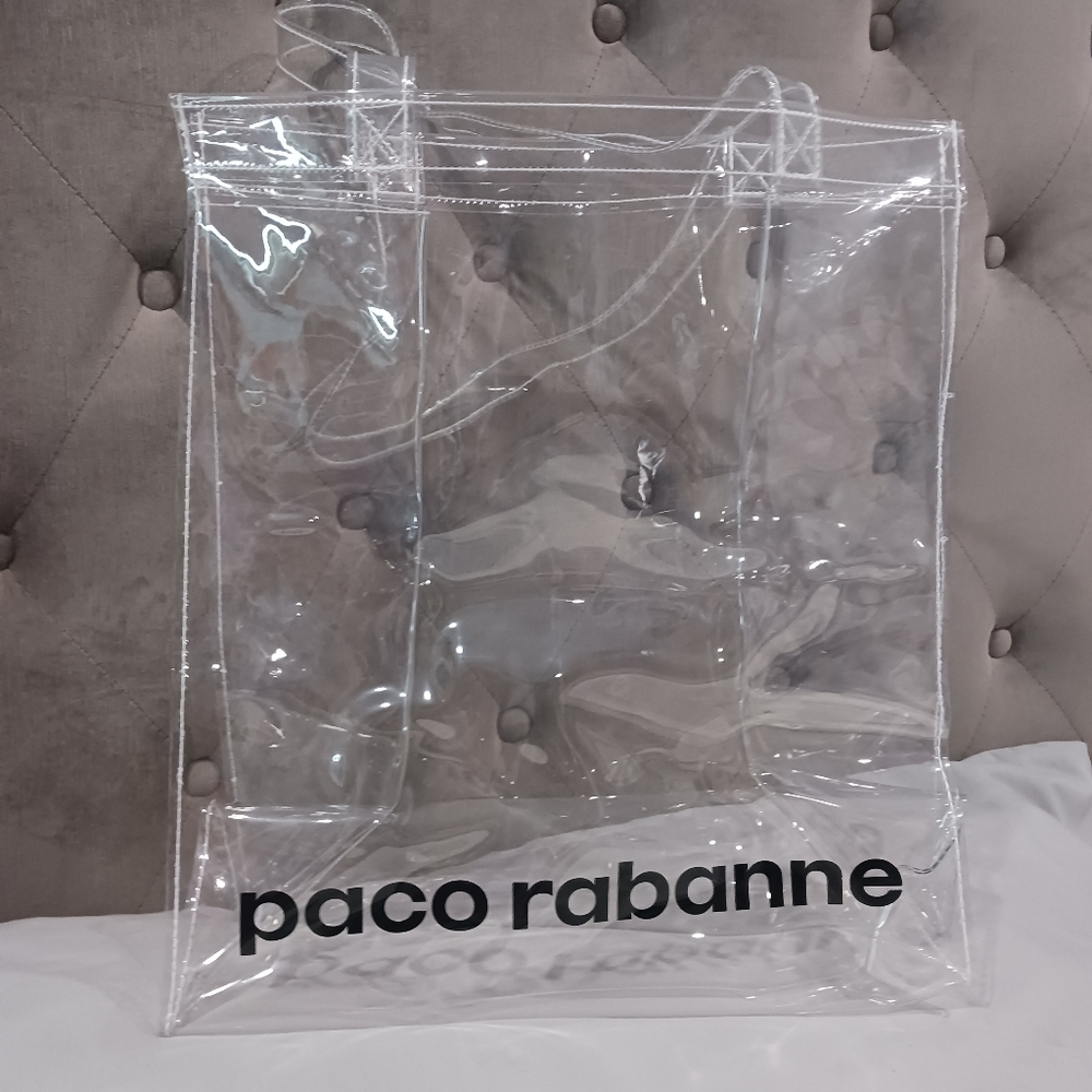 NWOT Paco Rabanne Clear Tote